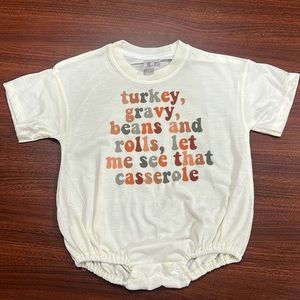 Thanksgiving Bubble Romper